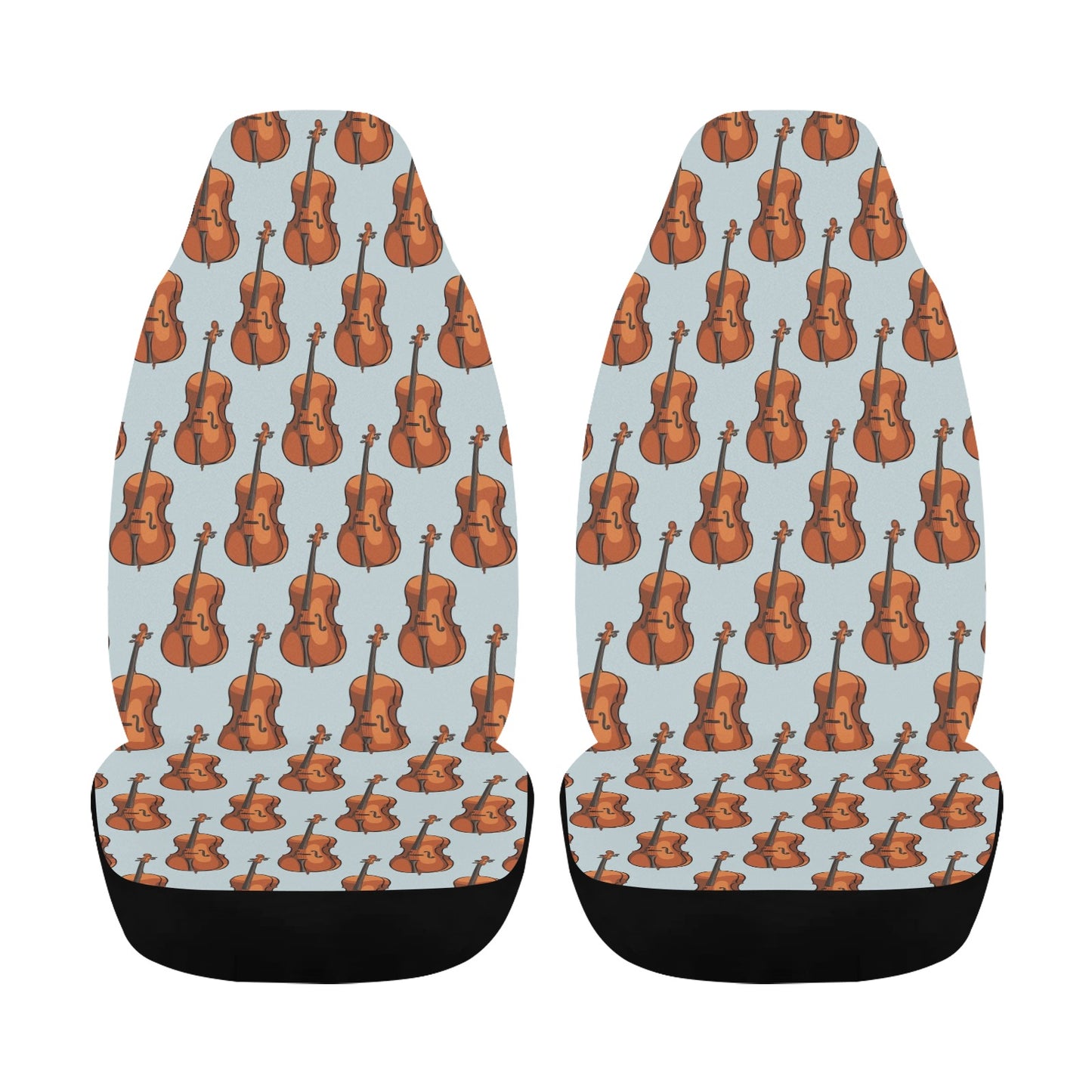 Violin Print Design LKS406 Car Seat Covers