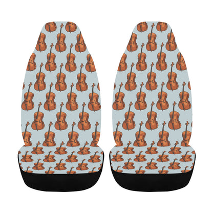 Violin Print Design LKS406 Car Seat Covers