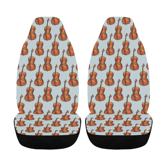 Violin Print Design LKS406 Car Seat Covers