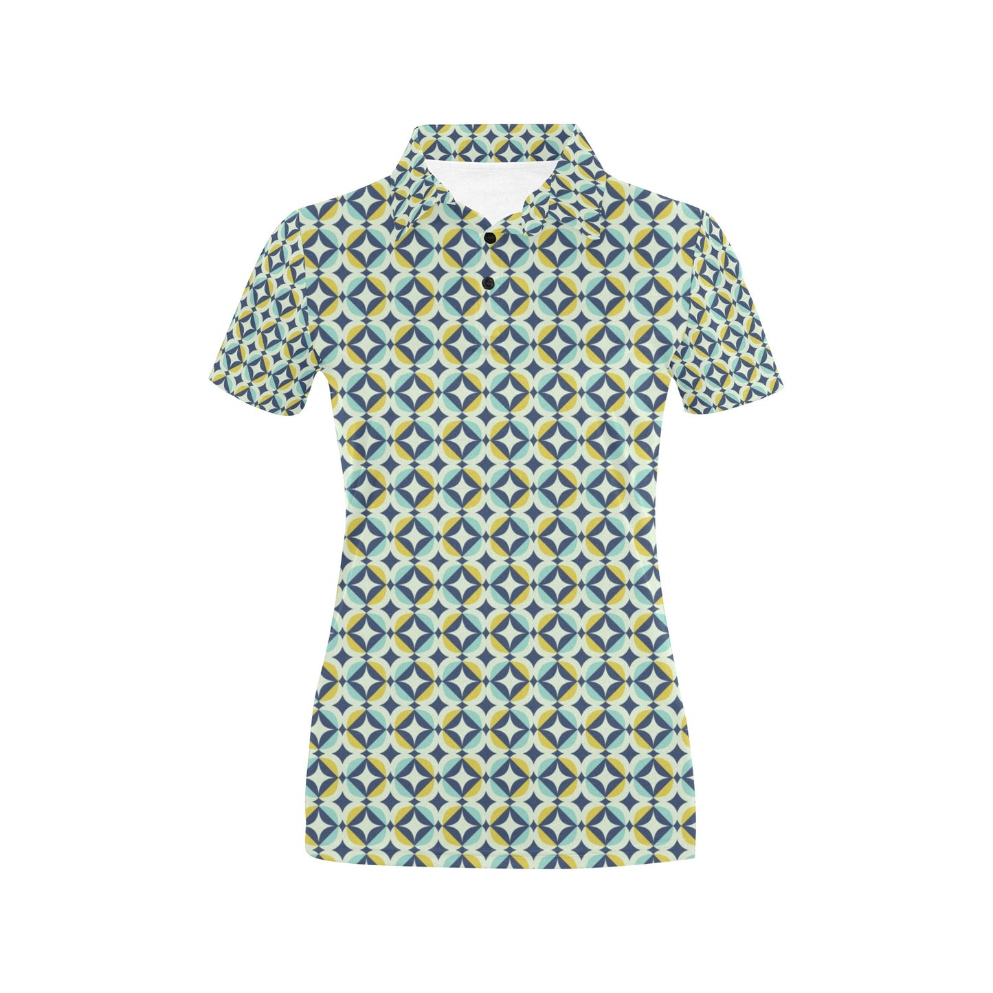 Swedish Design Pattern Women's Polo Shirt