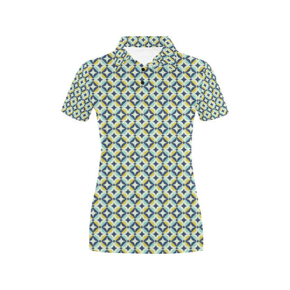 Swedish Design Pattern Women's Polo Shirt