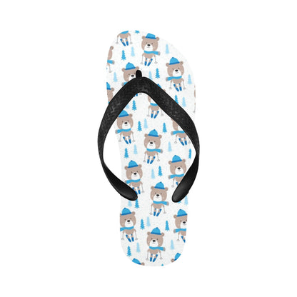 Ski Print Design LKS306 Flip Flops