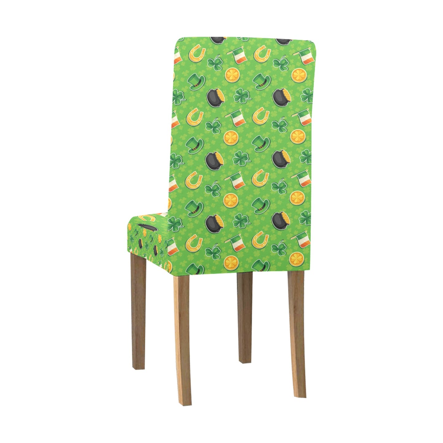 Shamrock Saint Patrick's Day Print Design LKS302 Dining Chair Slipcover