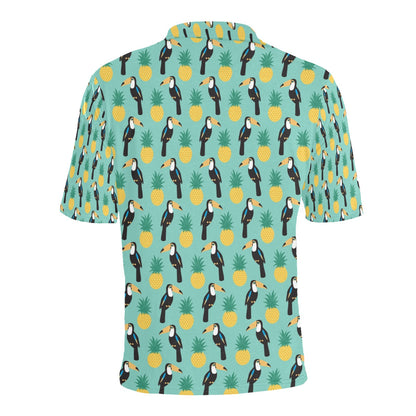 Toucan Print Design LKS301 Men Polo Shirt