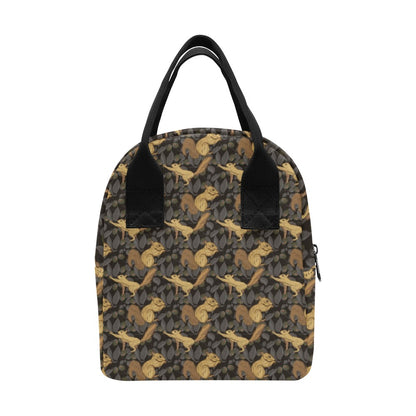 Squirrel Print Design LKS309 Insulated Lunch Bag