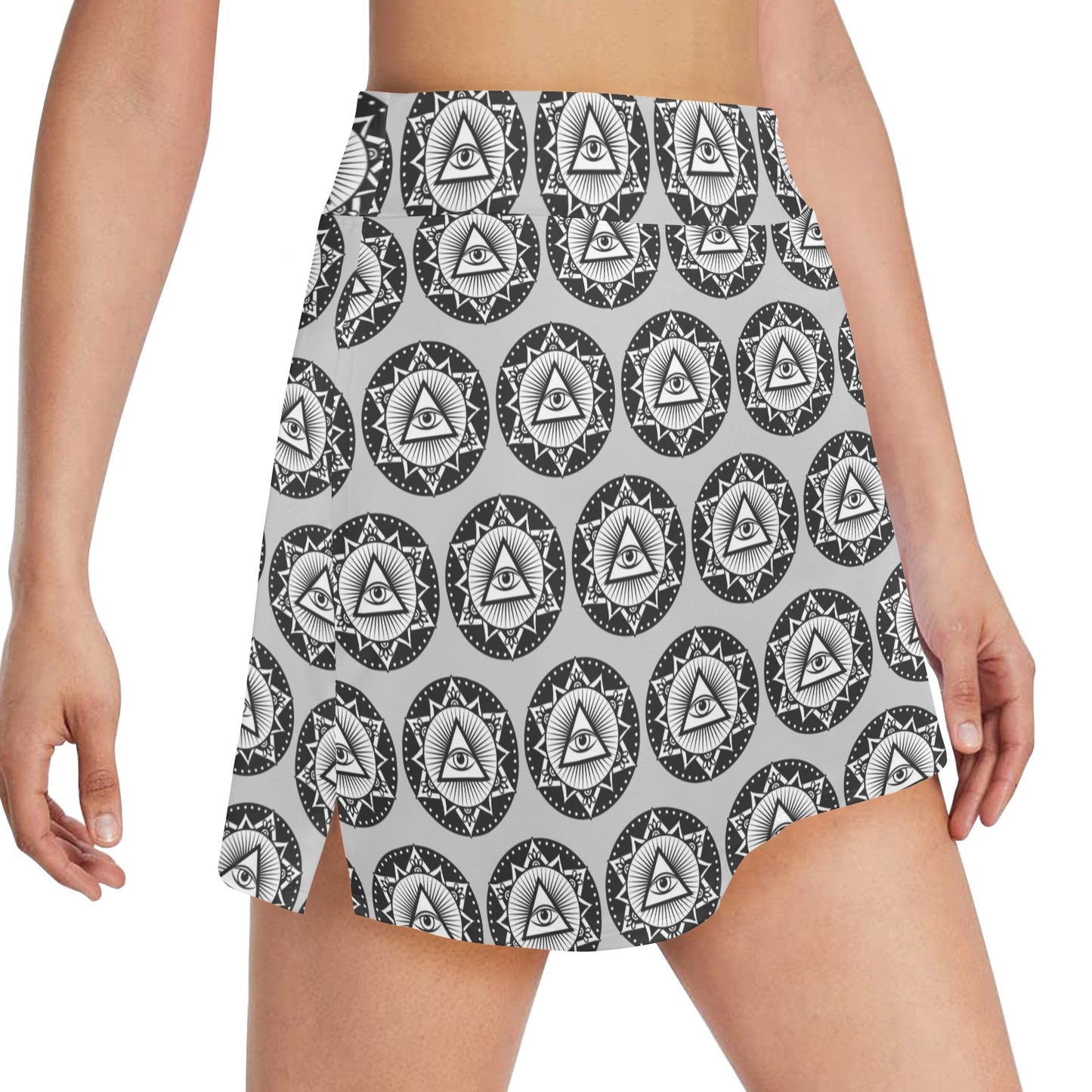 Third Eye Print Design LKS301 17" Golf & Pickleball Skort with Pockets
