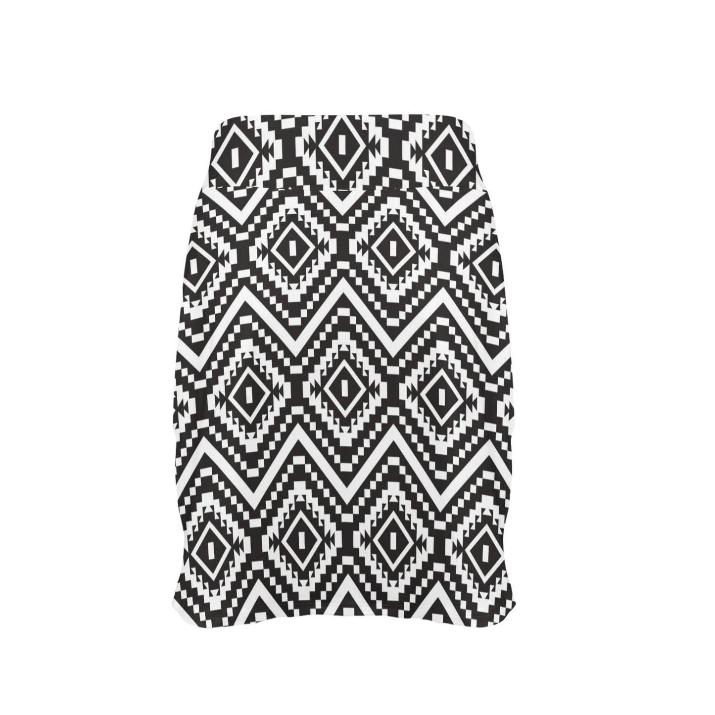 Tribal Pattern Print Design LKS303 17" Golf & Pickleball Skort with Pockets