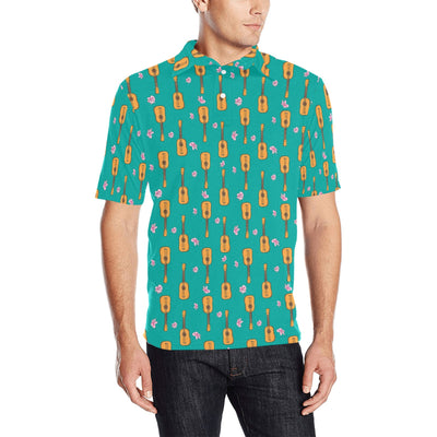 Ukulele Print Design LKS403 Men Polo Shirt