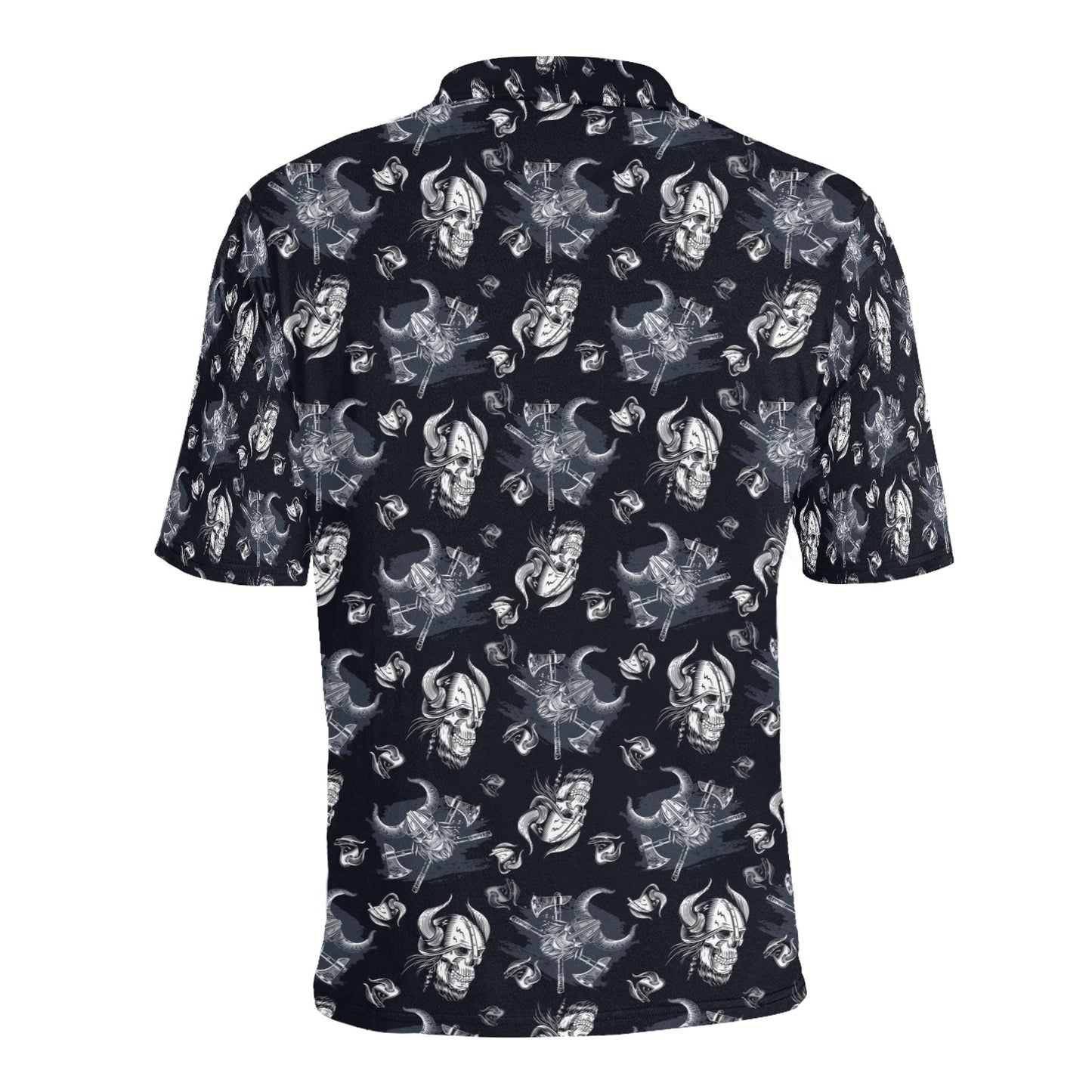 Vikings Print Design LKS304 Men Polo Shirt