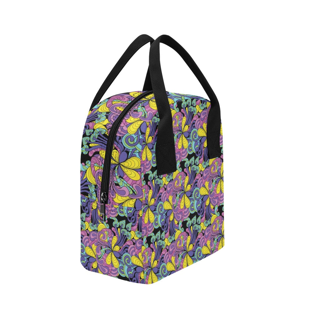 Trippy Print Design LKS305 Insulated Lunch Bag