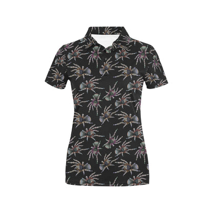Tarantula Print Design LKS402 Women's Polo Shirt