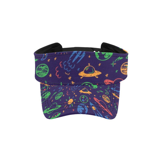 UFO Space Rocket Print Design LKS302 Unisex Sun Visor