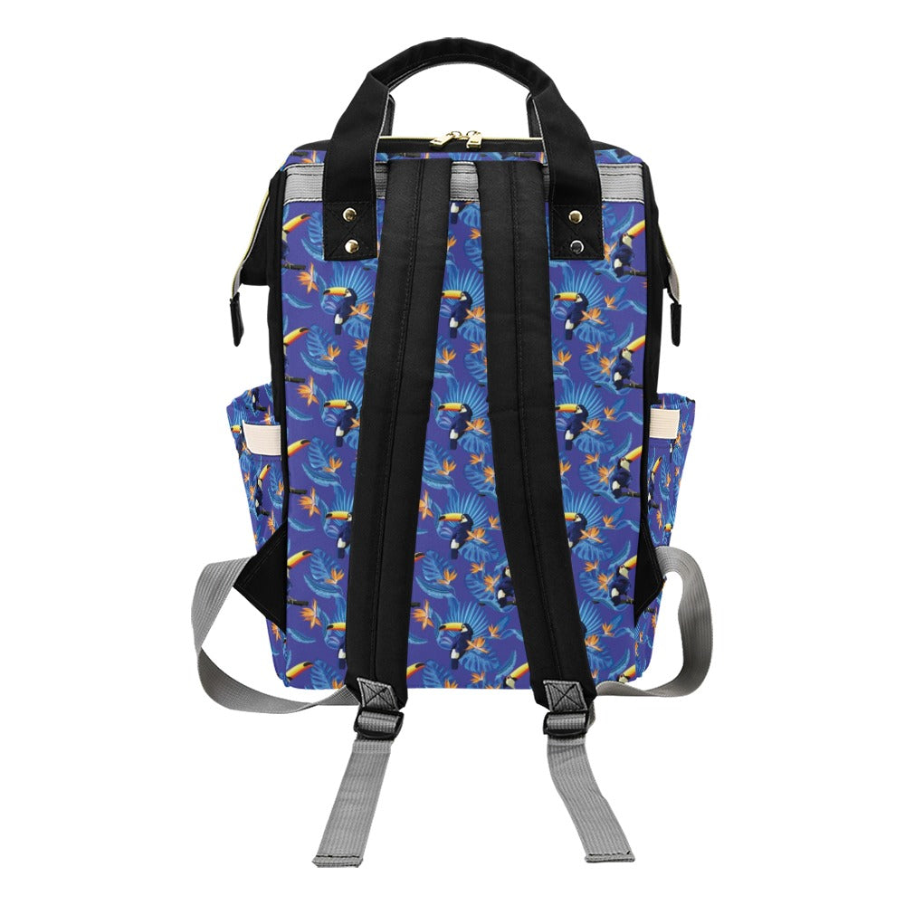 Toucan Print Design LKS306 Diaper Bag Backpack