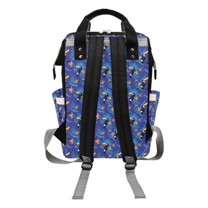 Toucan Print Design LKS306 Diaper Bag Backpack