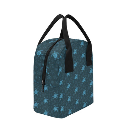 Sea Turtle Print Design LKS308 Insulated Lunch Bag