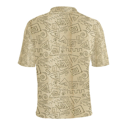 Ancient Greek Print Design LKS3013 Men Polo Shirt