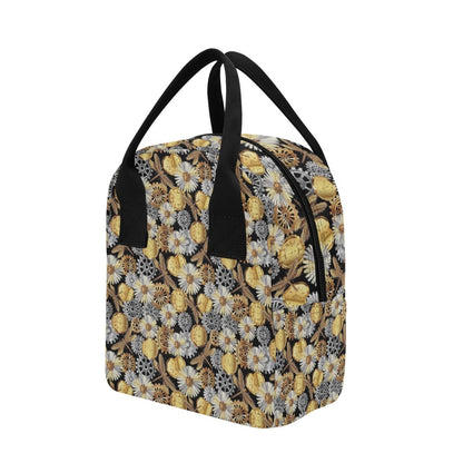 Steampunk Dragonfly Print Design LKS302 Insulated Lunch Bag