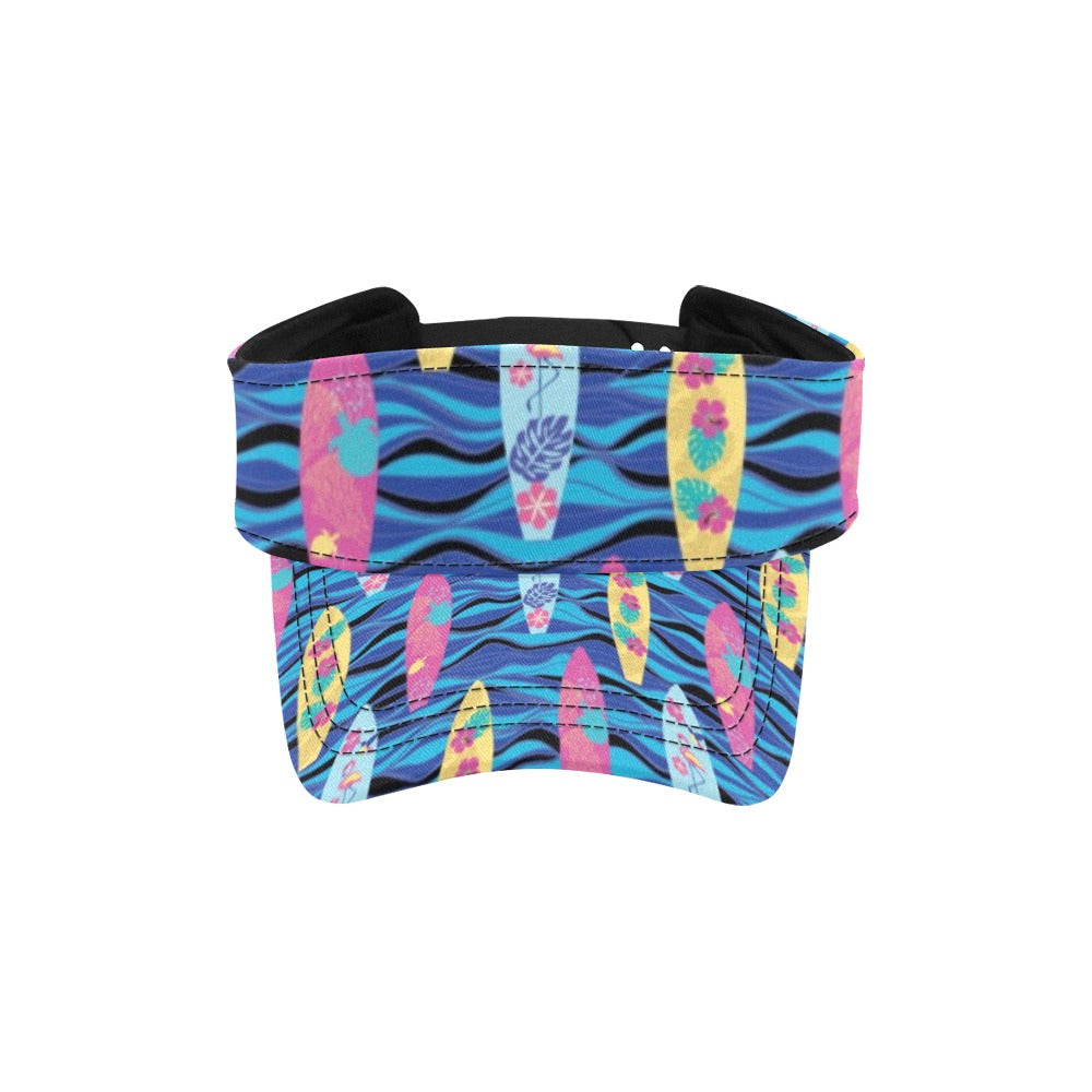 Surfboard Print Design LKS304 Unisex Sun Visor