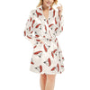 Skydiver Print Design LKS302 Women's Fleece Robe