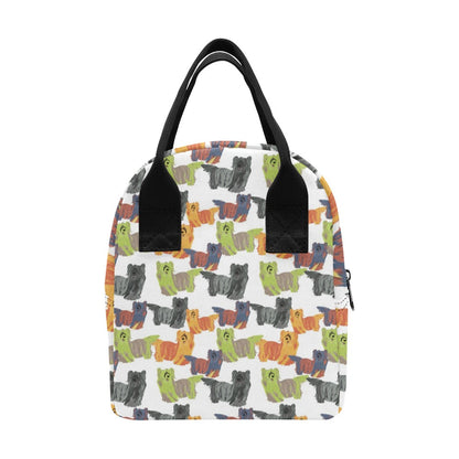 Skye Terriers Print Design LKS301 Insulated Lunch Bag