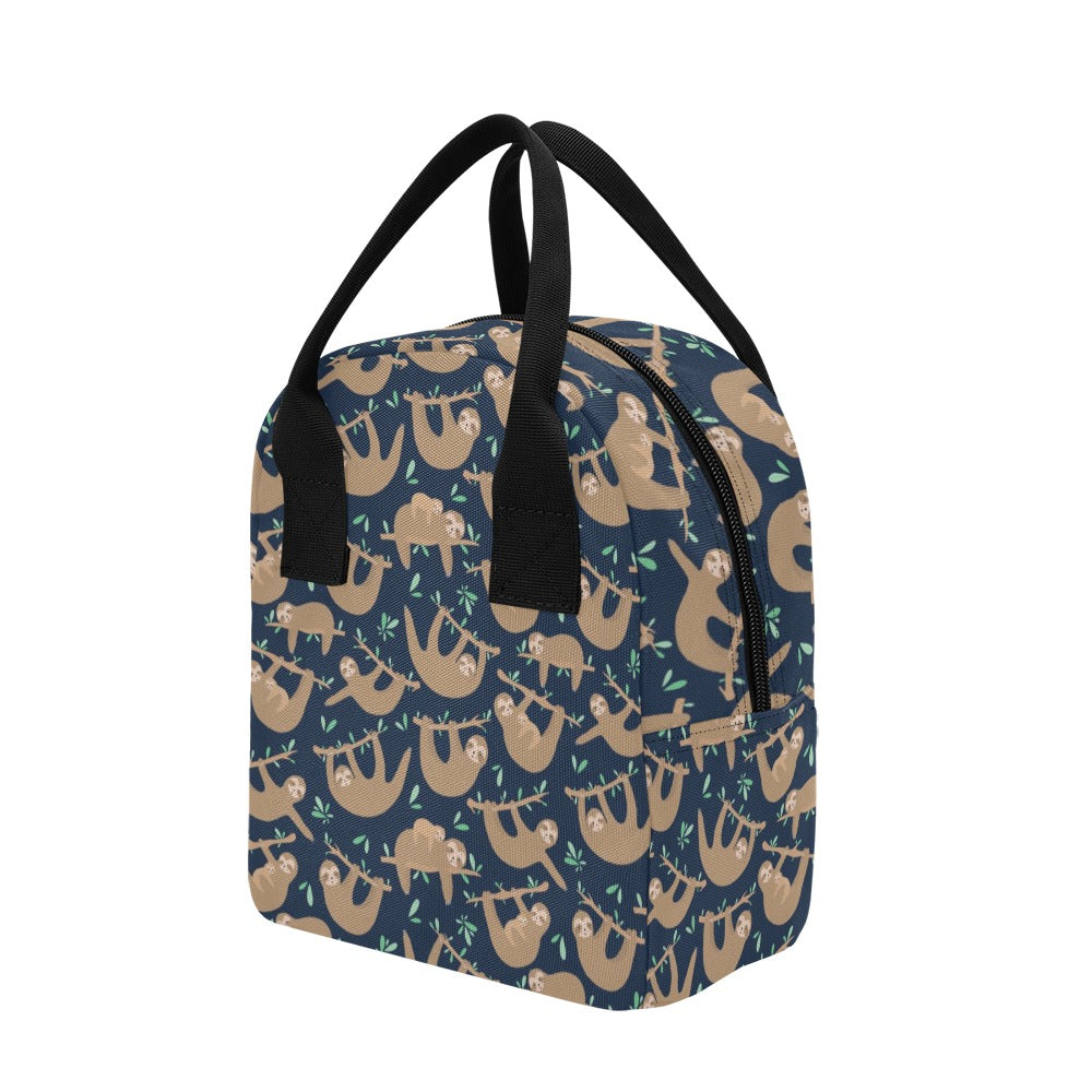 Sloth Print Design LKS307 Insulated Lunch Bag