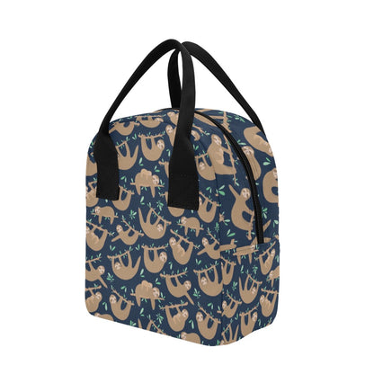 Sloth Print Design LKS307 Insulated Lunch Bag
