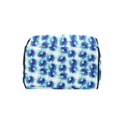 Tie Dye Blue Print Design LKS305 Diaper Bag Backpack