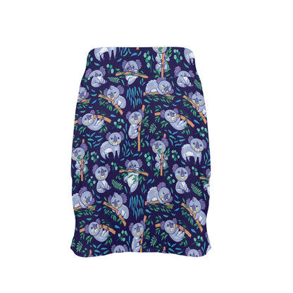 Koala Themed Design Print 17" Golf & Pickleball Skort with Pockets