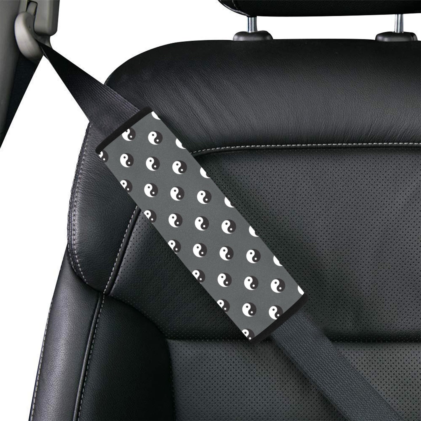 Yin Yang Print Design LKS303 Car Seat Belt Cover