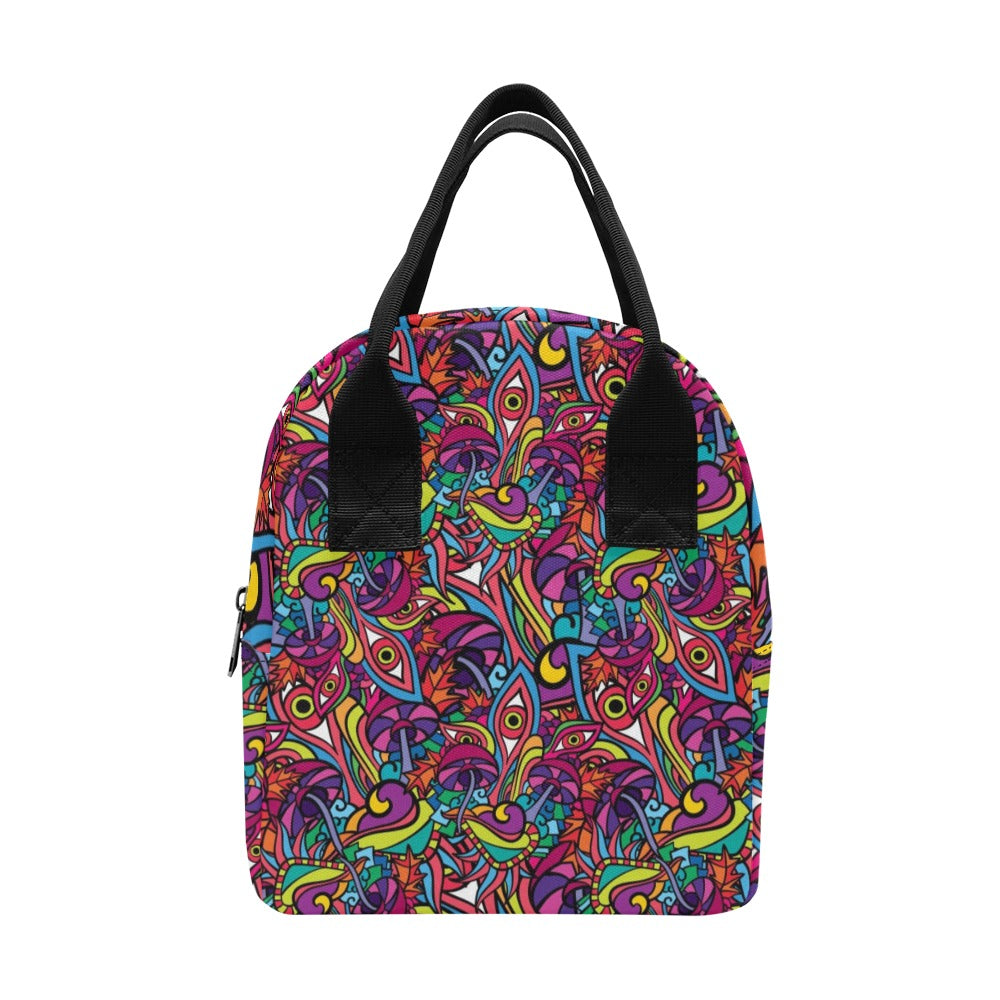 Trippy Print Design LKS302 Insulated Lunch Bag