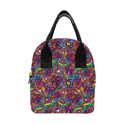 Trippy Print Design LKS302 Insulated Lunch Bag