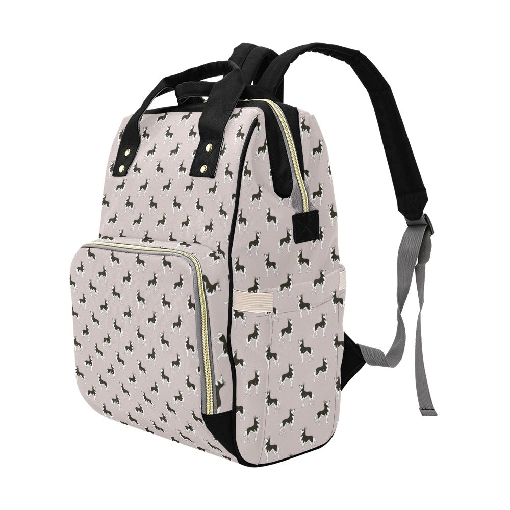 Siberian Huskies Print Design LKS301 Diaper Bag Backpack