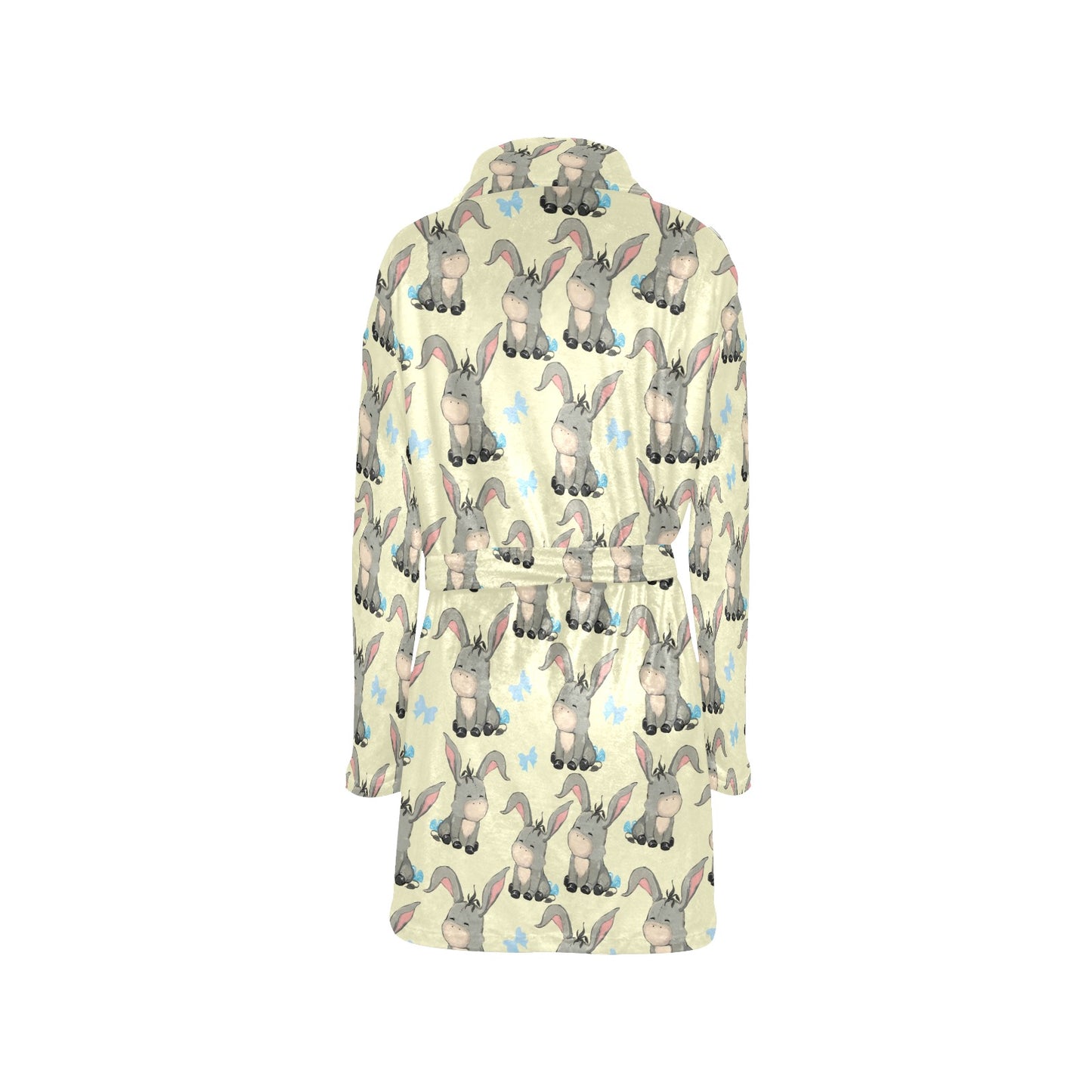 Donkey Baby Pattern Print Design 02 Women's Fleece Robe