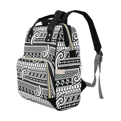 Samoan Style Print Design LKS305 Diaper Bag Backpack