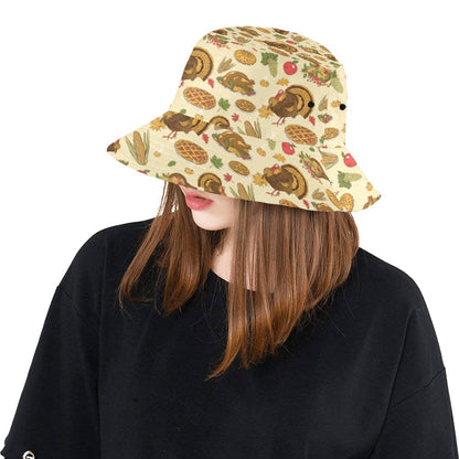 Thanksgiving Print Design LKS302 Unisex Bucket Hat