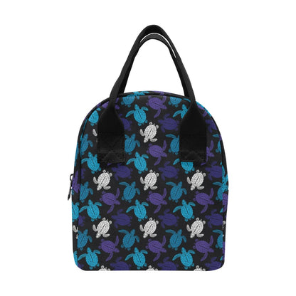 Sea Turtle Print Design LKS306 Insulated Lunch Bag