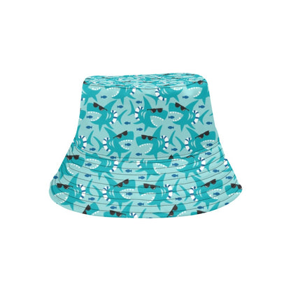 Shark Cute Print Design LKS302 Unisex Bucket Hat