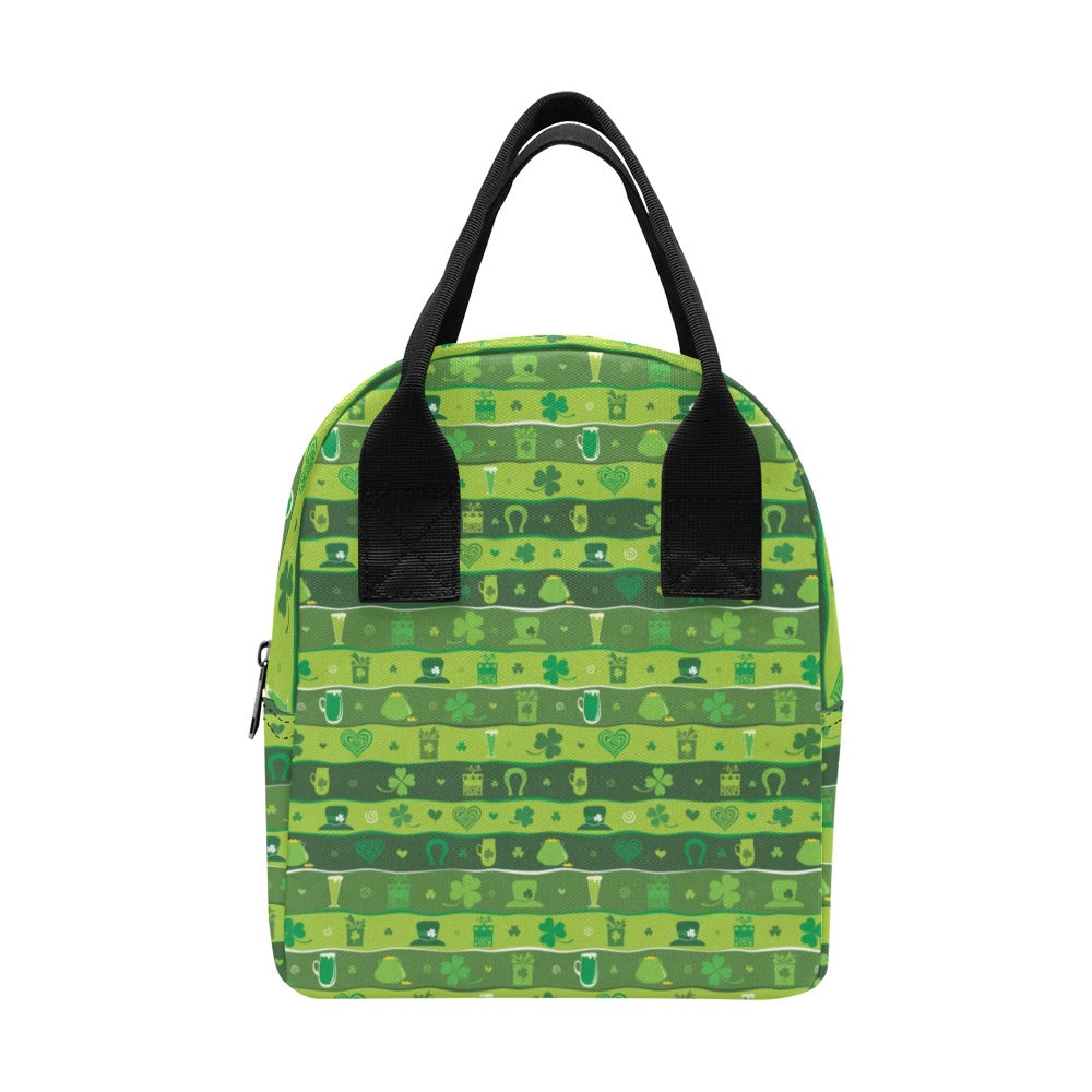 Shamrock Print Design LKS303 Insulated Lunch Bag