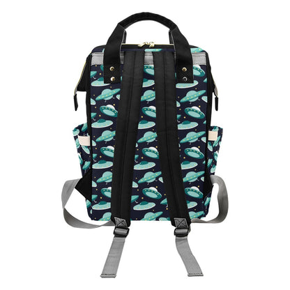 UFO Print Design LKS304 Diaper Bag Backpack