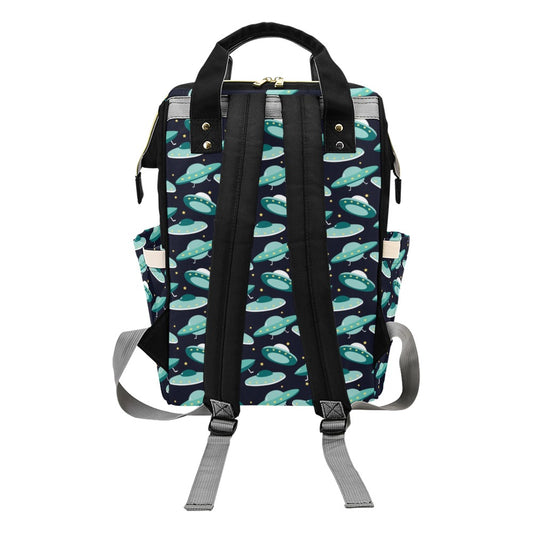 UFO Print Design LKS304 Diaper Bag Backpack