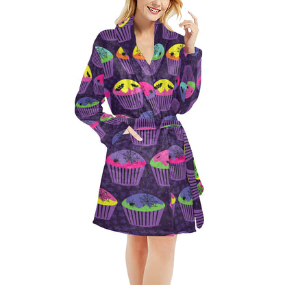 CupCake Halloween Women's Fleece Robe