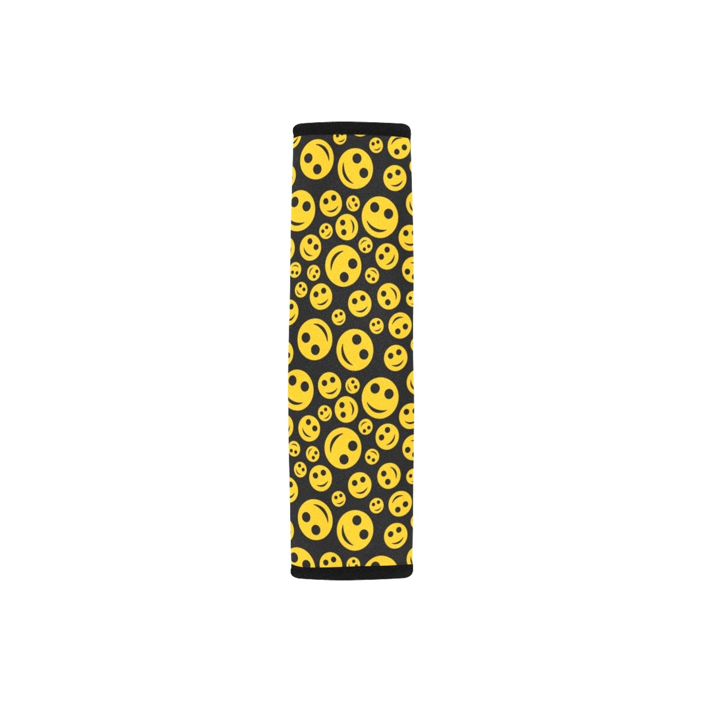 Smiley Face Emoji Print Design LKS304 Car Seat Belt Cover