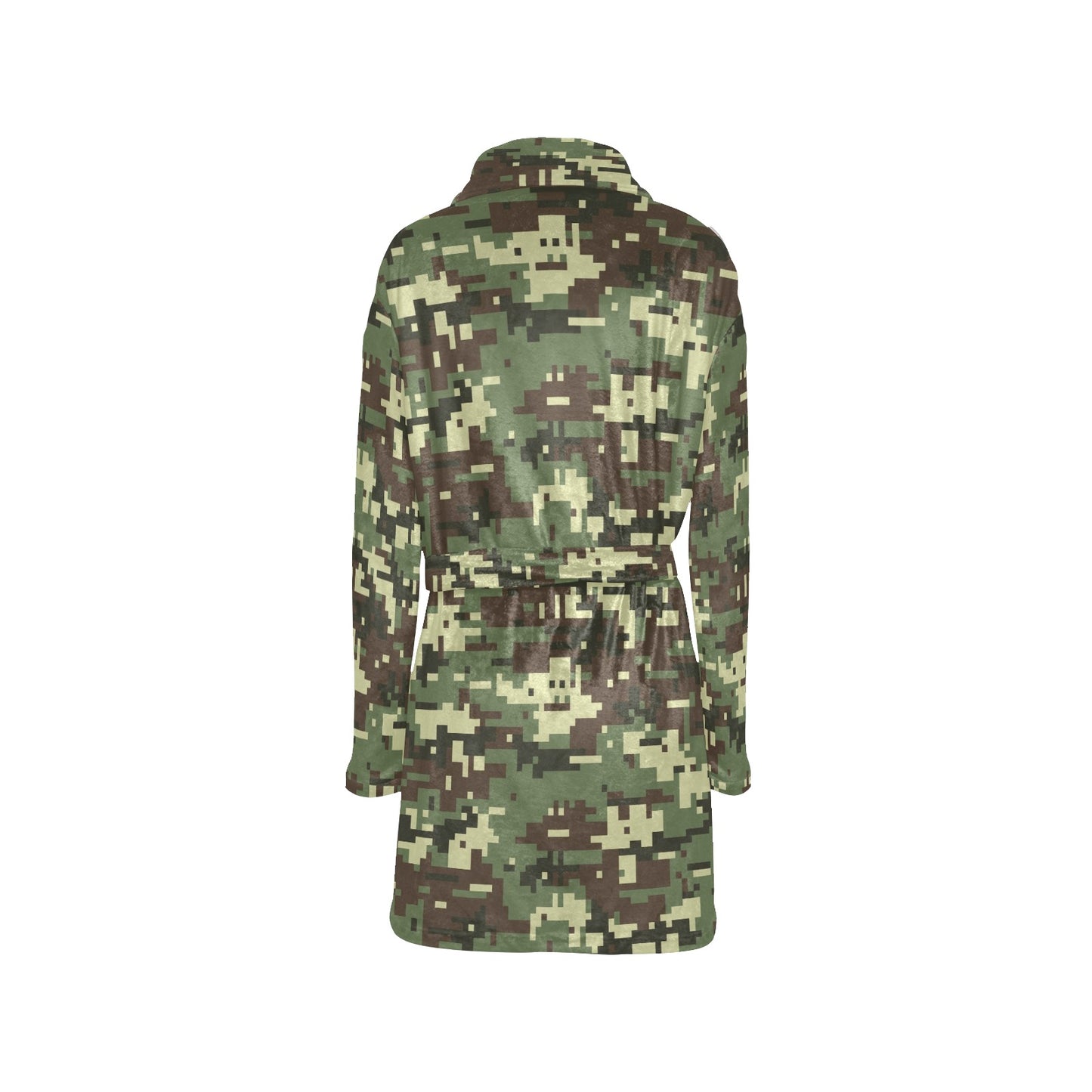 ACU Digital Army Camouflage Women's Fleece Robe