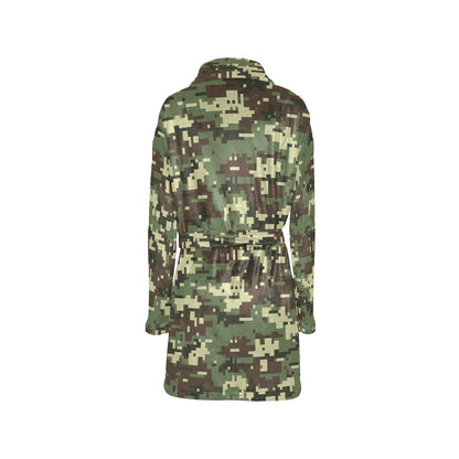 ACU Digital Army Camouflage Women's Fleece Robe