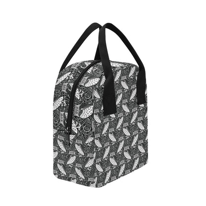 Tribal Pattern Print Design LKS308 Insulated Lunch Bag