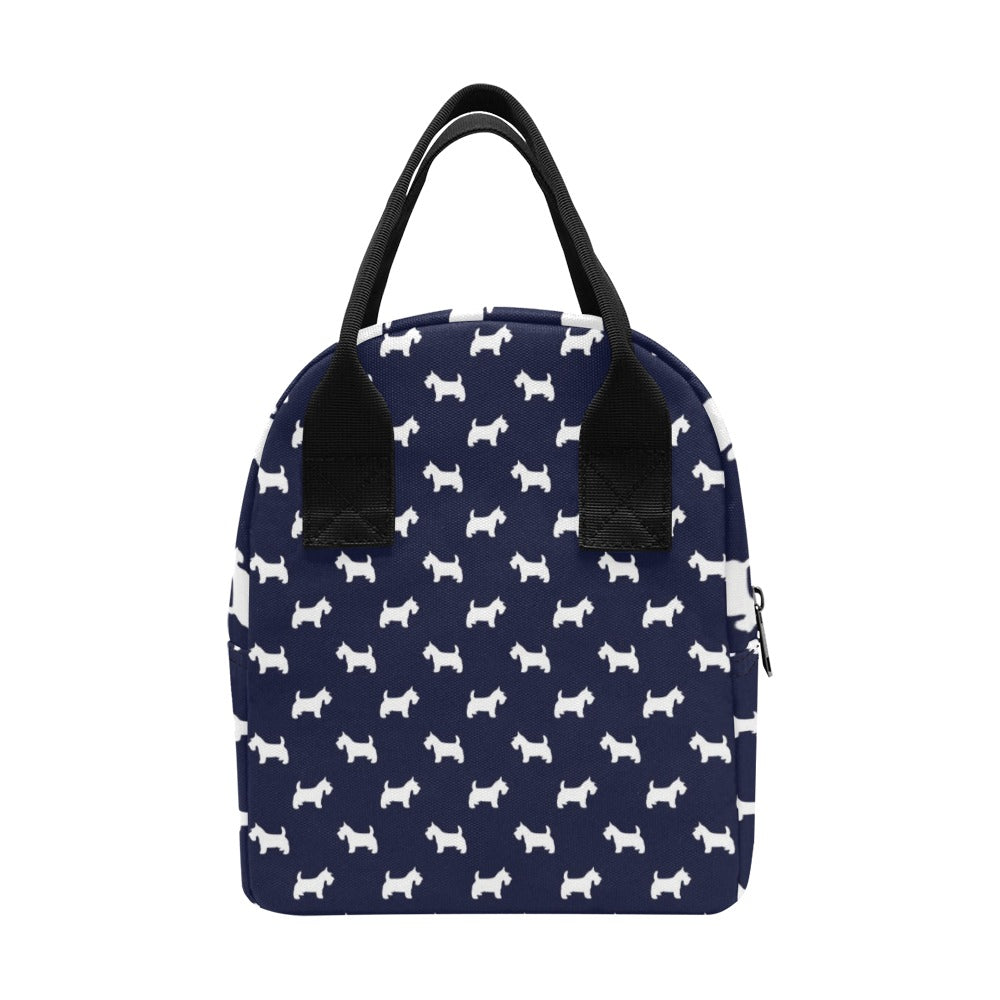 Scottish Terriers Print Design LKS3019 Insulated Lunch Bag