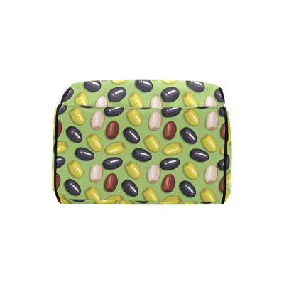 Olive Print Design LKS301 Diaper Bag Backpack