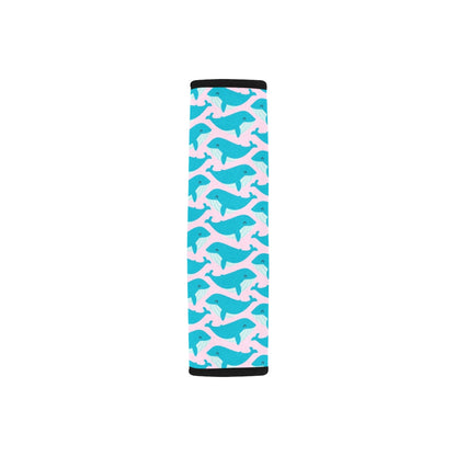 Whale Print Design LKS302 Car Seat Belt Cover