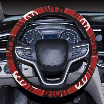 Moose Print Design LKS401 Steering Wheel Cover with Elastic Edge
