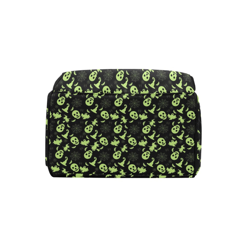 Witch Halloween Print Design LKS306 Diaper Bag Backpack